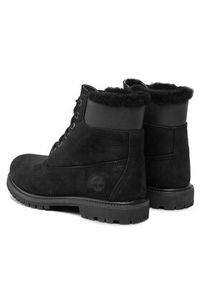 Timberland Trapery 6In Premium Shearling TB0A1U7S0011 Czarny. Kolor: czarny. Materiał: nubuk, skóra #5