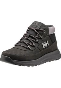 Buty do chodzenia męskie Helly Hansen Birchwood. Wysokość cholewki: za kostkę. Zapięcie: sznurówki. Kolor: brązowy, wielokolorowy, szary. Materiał: materiał, syntetyk. Szerokość cholewki: normalna. Sport: turystyka piesza