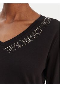 Liu Jo Sport Bluzka TA6053 JS003 Czarny Regular Fit. Kolor: czarny. Materiał: bawełna. Styl: sportowy #4