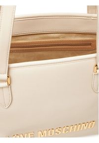 Love Moschino - LOVE MOSCHINO Torebka JC4190PP1NKD0110 Beżowy. Kolor: beżowy. Materiał: skórzane #4