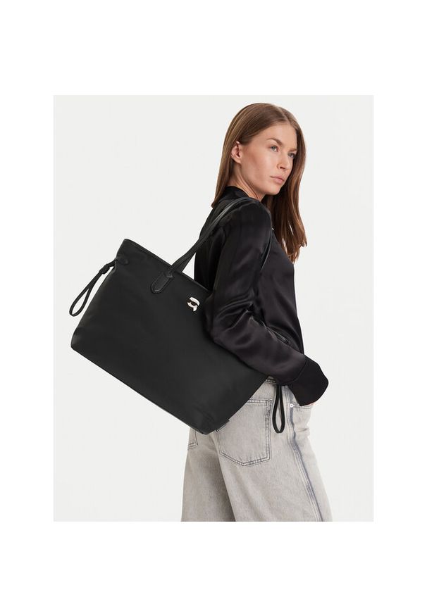 Karl Lagerfeld - Torebka KARL LAGERFELD. Kolor: czarny