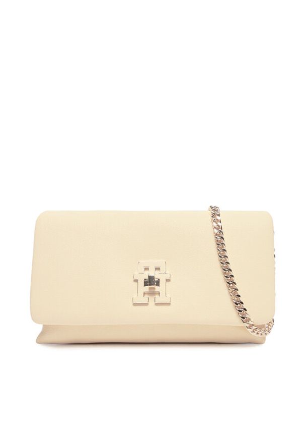 TOMMY HILFIGER - Tommy Hilfiger Torebka AW0AW17462 Żółty. Kolor: żółty. Materiał: skórzane