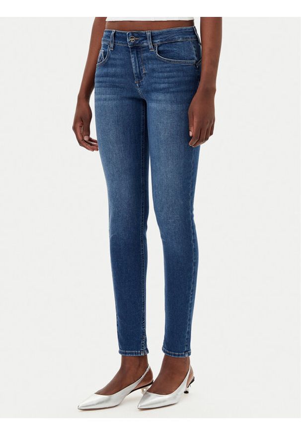 Liu Jo Jeansy UA5003 D4615 Niebieski Skinny Fit. Kolor: niebieski