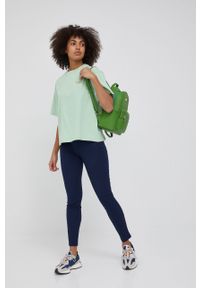 Nobo plecak damski kolor zielony duży gładki. Kolor: zielony. Wzór: gładki #4