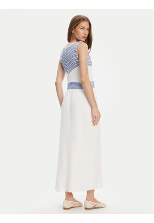 United Colors of Benetton - United Colors Of Benetton Sukienka letnia 1194EV02A Niebieski Regular Fit. Kolor: niebieski. Materiał: bawełna. Sezon: lato