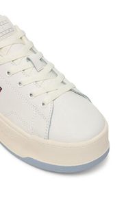 TOMMY HILFIGER - Tommy Hilfiger Sneakersy Tjw Script Cupsole Flatform EN0EN02961 Écru. Materiał: skóra #2