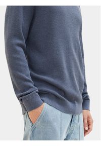Tom Tailor Sweter 1038612 Niebieski Regular Fit. Kolor: niebieski. Materiał: bawełna #4