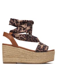 Liu Jo Espadryle Bali 03 SA6087 TX133 Brązowy. Kolor: brązowy. Materiał: materiał #1
