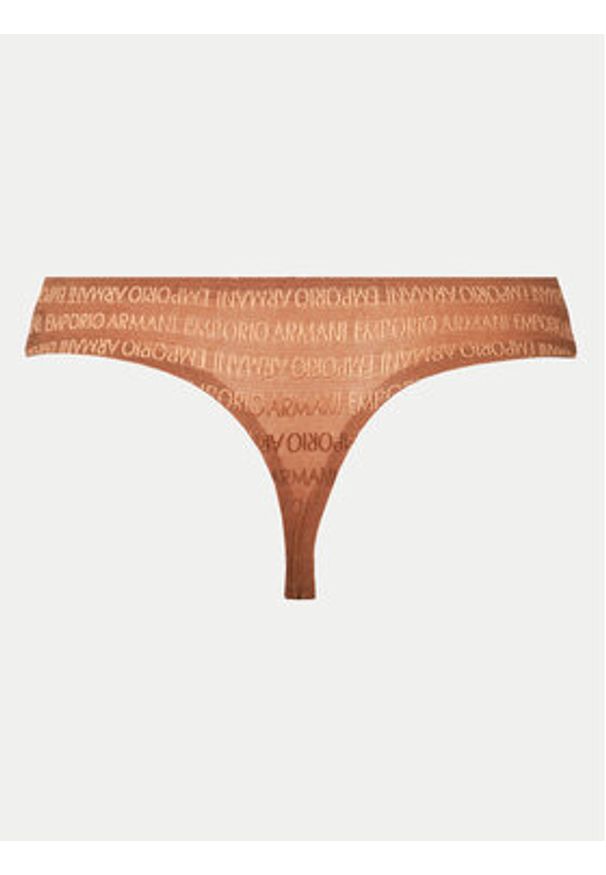 Emporio Armani Underwear Komplet stringów 163333 3F204 01656 Brązowy. Kolor: brązowy. Materiał: syntetyk