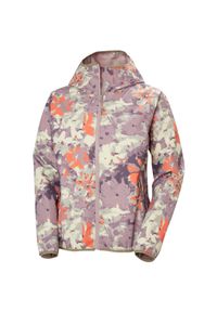 Damska kurtka wodoodporna Helly Hansen Graphic. Kolor: fioletowy