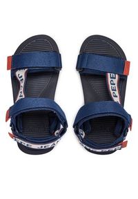 Pepe Jeans Sandały Pool One B PBS70063 Granatowy. Kolor: niebieski