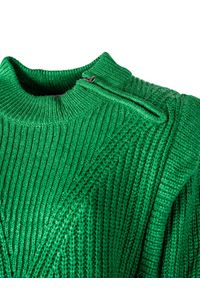 Silvian Heach Sweter | PGA22137LU | Kobieta | Zielony. Kolor: zielony. Materiał: bawełna, nylon, akryl. Wzór: ze splotem, aplikacja #8