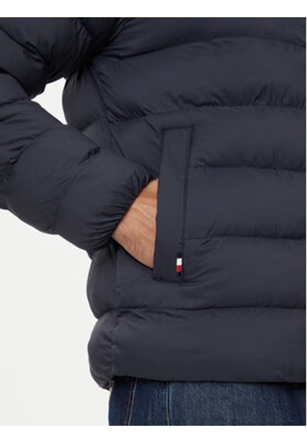 TOMMY HILFIGER - Tommy Hilfiger Kurtka zimowa MW0MW37259 Granatowy Regular Fit. Kolor: niebieski. Materiał: syntetyk. Sezon: zima