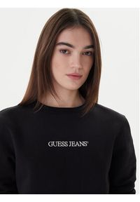 Guess Jeans Bluza W4YQ10 KC811 Czarny Classic Fit. Kolor: czarny. Materiał: bawełna #3