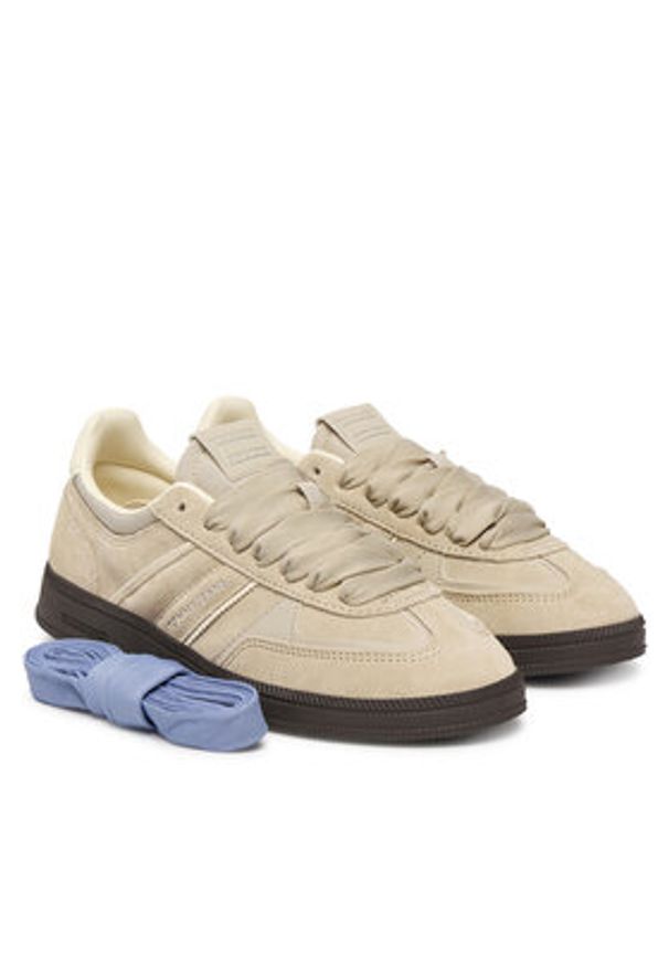 Tommy Jeans Sneakersy The Greenwich Edge Suede EN0EN02924 Beżowy. Kolor: beżowy. Materiał: zamsz, skóra