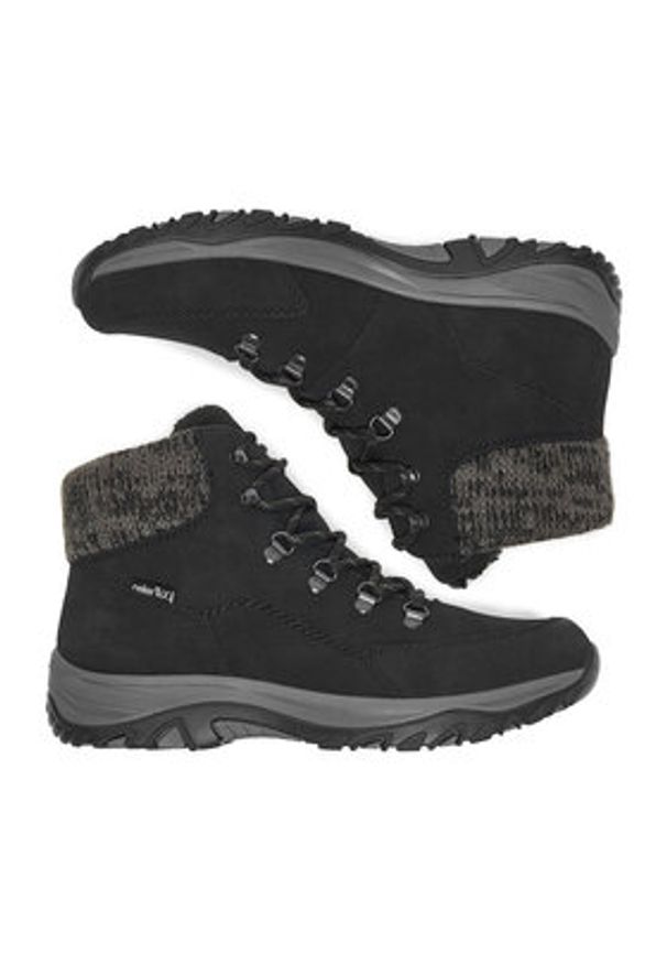 Rieker Trzewiki CEO-M9610-00 Czarny. Kolor: czarny. Materiał: materiał, syntetyk