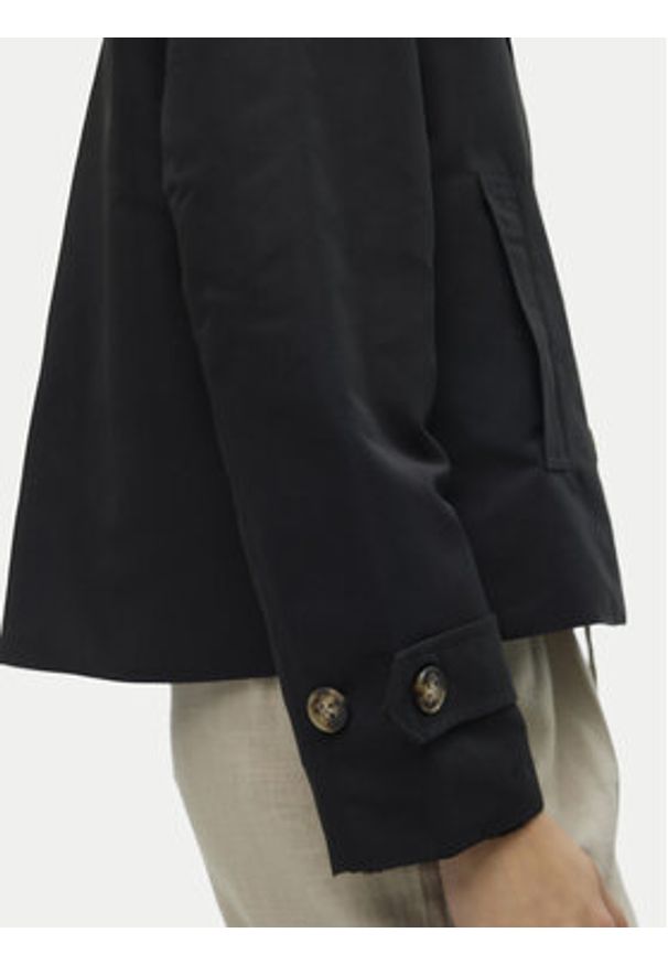 Vero Moda Trencz Chloemia 10308267 Czarny Regular Fit. Kolor: czarny. Materiał: syntetyk