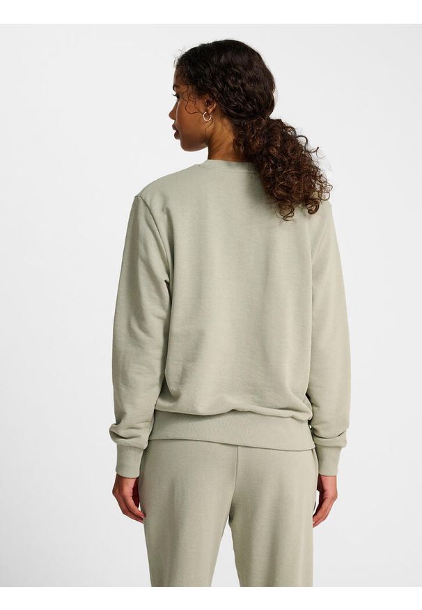 Damska bluza z okrągłym dekoltem Hummel Pulse. Kolor: szary. Materiał: polar. Sezon: zima