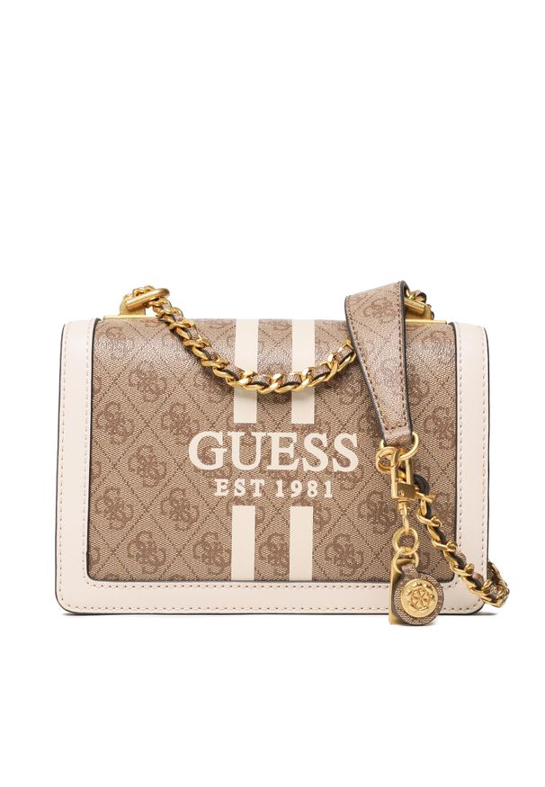 Torebka Guess Abey (SS) HWSS85 58190 LTL. Kolor: beżowy. Materiał: skórzane