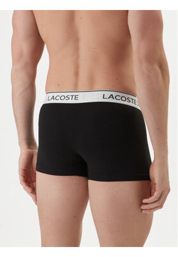 Lacoste Komplet bokserek 5H9002 Czarny. Kolor: czarny. Materiał: bawełna