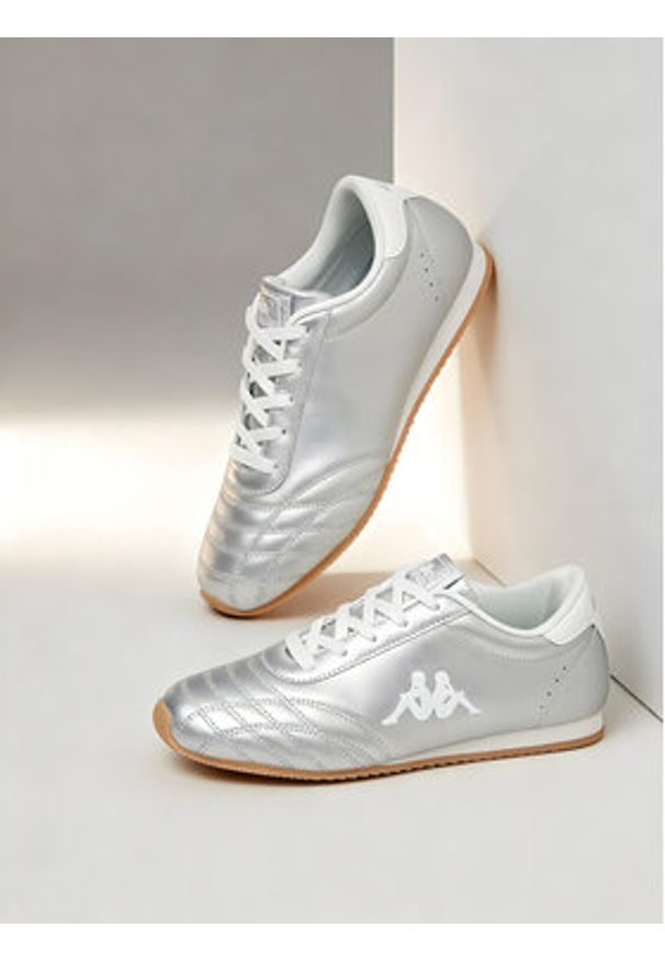 Kappa Sneakersy EO-1491510A(W) Srebrny. Kolor: srebrny. Materiał: materiał