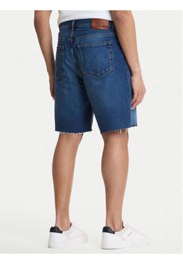 Calvin Klein Jeans Szorty jeansowe LV04RF793G Niebieski Regular Fit. Kolor: niebieski. Materiał: bawełna