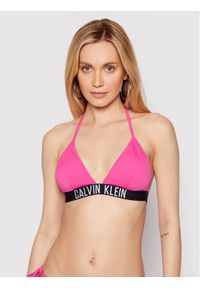 Calvin Klein Swimwear Góra od bikini KW0KW01224 Różowy. Kolor: różowy. Materiał: syntetyk #1