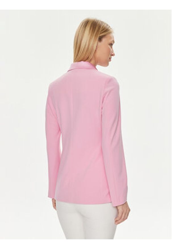 ViCOLO Marynarka TB0080 Różowy Regular Fit. Kolor: różowy. Materiał: syntetyk