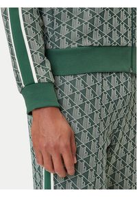 Lacoste Bluza SH1368 Zielony Regular Fit. Kolor: zielony. Materiał: syntetyk, bawełna #5