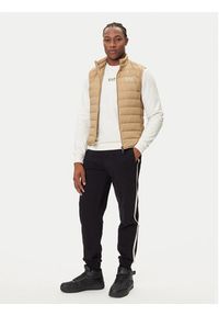 EA7 Emporio Armani Kamizelka 8NPQ06 PNGPZ U6171 Beżowy Regular Fit. Kolor: beżowy. Materiał: syntetyk