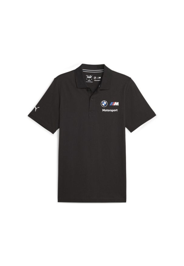 Koszulka Polo Sportowa Męska Puma Bmw Mms Ess. Typ kołnierza: polo. Kolor: czarny. Styl: sportowy