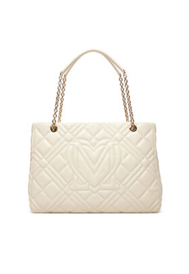 Love Moschino - LOVE MOSCHINO Torebka JC4145PP1NLA0110 Beżowy. Kolor: beżowy. Materiał: skórzane