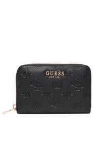 Guess Duży Portfel Damski Phoebe Slg SWPD96 65140 Czarny. Kolor: czarny. Materiał: skóra