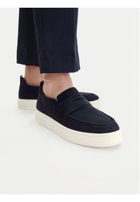 Armani Exchange Loafersy XM002632 AF19687 ZB004 Granatowy. Kolor: niebieski. Materiał: zamsz, skóra #4