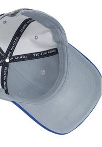 TOMMY HILFIGER - Tommy Hilfiger Czapka z daszkiem Th Corp Flannel 6 Panel Cap AM0AM13164 Szary. Kolor: szary. Materiał: materiał, bawełna