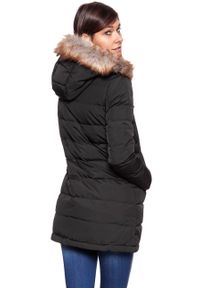 Wrangler - DAMSKA KURTKA ZIMOWA WRANGLER LONG PUFFER BLACK W4126VJ01. Materiał: futro. Sezon: zima #9