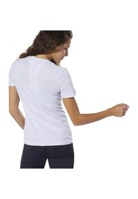 Koszulka treningowa damska Reebok Essentials Marble. Kolor: biały. Długość rękawa: krótki rękaw. Długość: krótkie