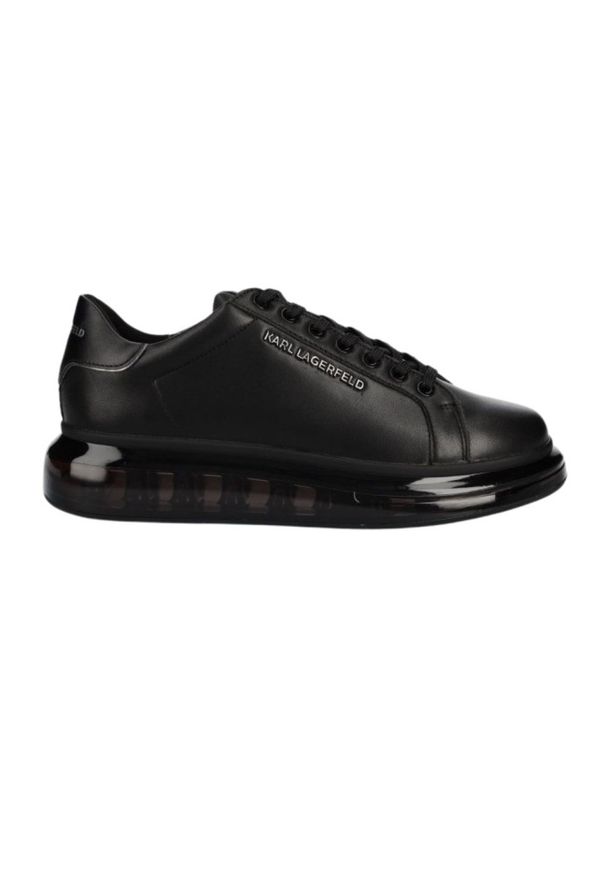 Karl Lagerfeld - KARL LAGERFELD Czarne sneakersy KAPRI KUSHION Lo Lace Lthr, Rozmiar 46. Kolor: czarny