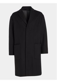 Calvin Klein Płaszcz wełniany K10K111745 Czarny Regular Fit. Kolor: czarny. Materiał: wełna #3