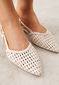 Born2be - Beżowe Sandały Ozdobione Plecionką Melorah. Okazja: na co dzień. Zapięcie: sprzączka. Kolor: beżowy. Materiał: jeans. Wzór: aplikacja. Styl: casual, elegancki #8