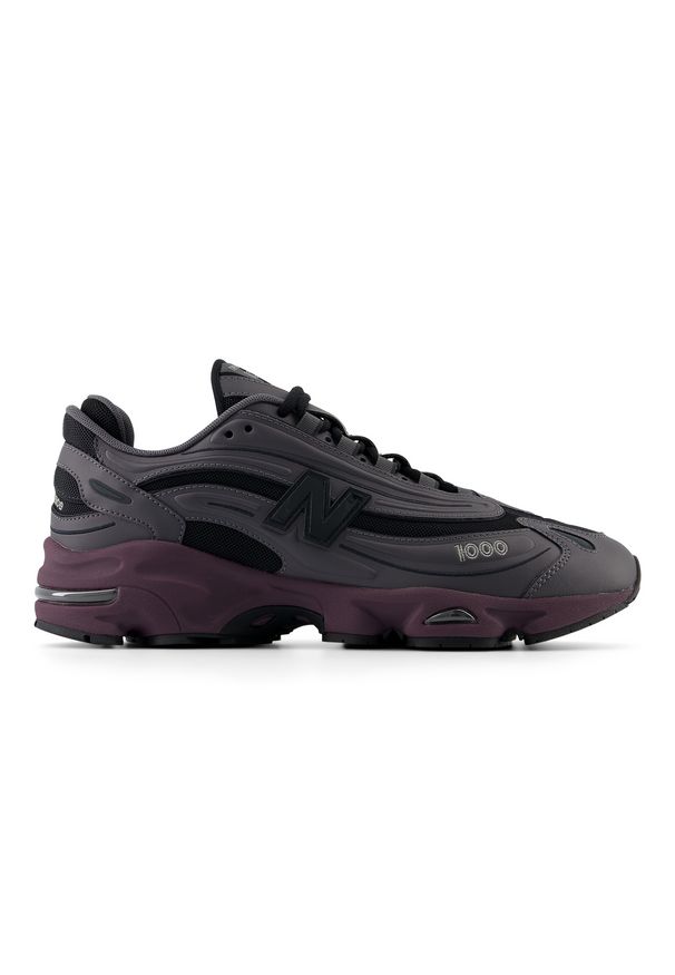 Buty unisex New Balance M1000EB – szare. Kolor: szary. Materiał: materiał, syntetyk. Szerokość cholewki: normalna