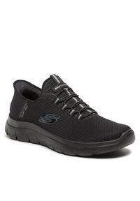 skechers - Skechers Sneakersy Summits High Range 232457/BBK Czarny. Kolor: czarny. Materiał: materiał #3