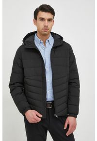 TOMMY HILFIGER - Tommy Hilfiger kurtka męska kolor czarny przejściowa. Okazja: na co dzień. Kolor: czarny. Materiał: syntetyk, materiał. Styl: casual #1