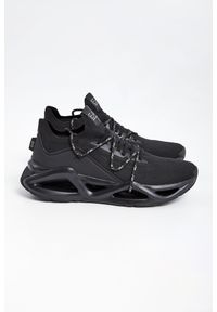 EA7 Emporio Armani - Sneakersy męskie EMPORIO ARMANI. Zapięcie: sznurówki. Wzór: prążki, aplikacja #2