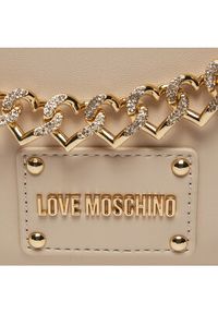 Love Moschino - LOVE MOSCHINO Torebka JC4124PP1ILN111A Beżowy. Kolor: beżowy #6