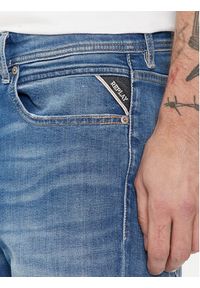 Replay Szorty jeansowe M1072 .000.573 Niebieski Regular Fit. Kolor: niebieski. Materiał: bawełna #6