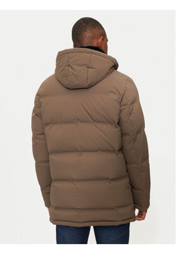Hechter Paris Kurtka puchowa 50168 142205 Beżowy Regular Fit. Kolor: beżowy. Materiał: syntetyk