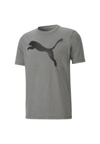 T-shirt z krótkim rękawem męski Puma ACTIVE BIG LOGO. Kolor: fioletowy. Długość rękawa: krótki rękaw. Długość: krótkie