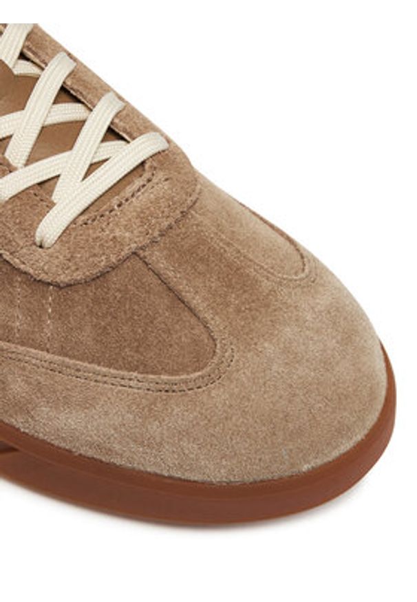 Polo Ralph Lauren Sneakersy Hrt Aera Pp 809978010002 Beżowy. Kolor: beżowy. Materiał: zamsz, skóra