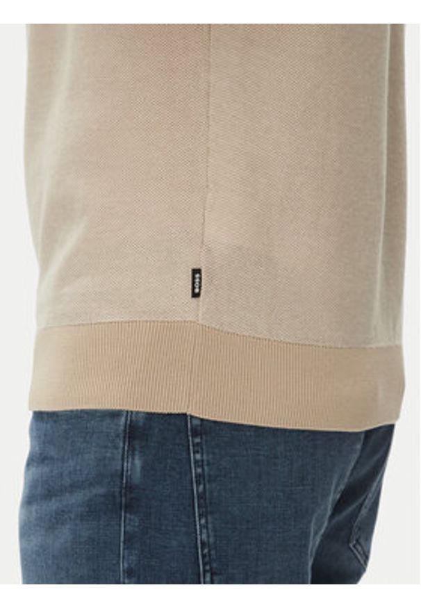 BOSS T-Shirt Jianfranco 50537642 Biały Regular Fit. Kolor: biały. Materiał: bawełna